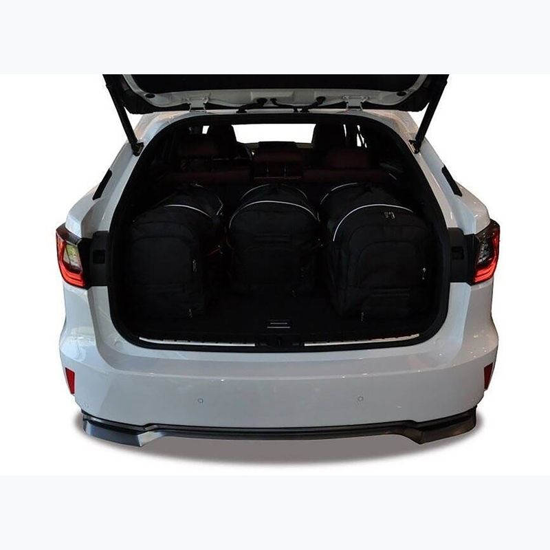 KJUST Lexus RX 2015-2022 set di borse portabagagli 4 pezzi nero. 14