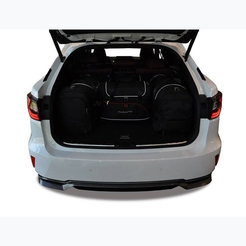 KJUST Lexus RX 2015-2022 set di borse per bagagliaio 5 pezzi nero. 15
