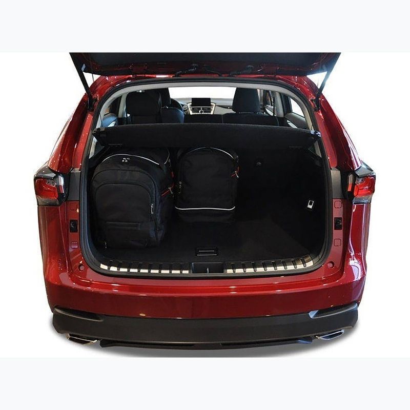 KJUST Lexus NX 2014-2021 set di borse portabagagli 4 pezzi nero. 16