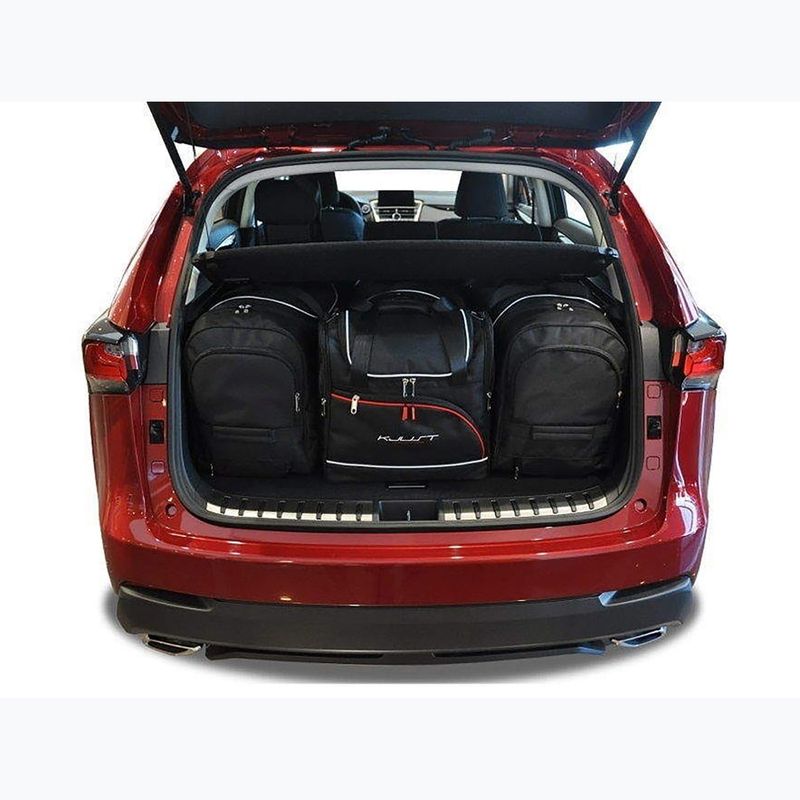 KJUST Lexus NX 2014-2021 set di borse portabagagli 4 pezzi nero. 14