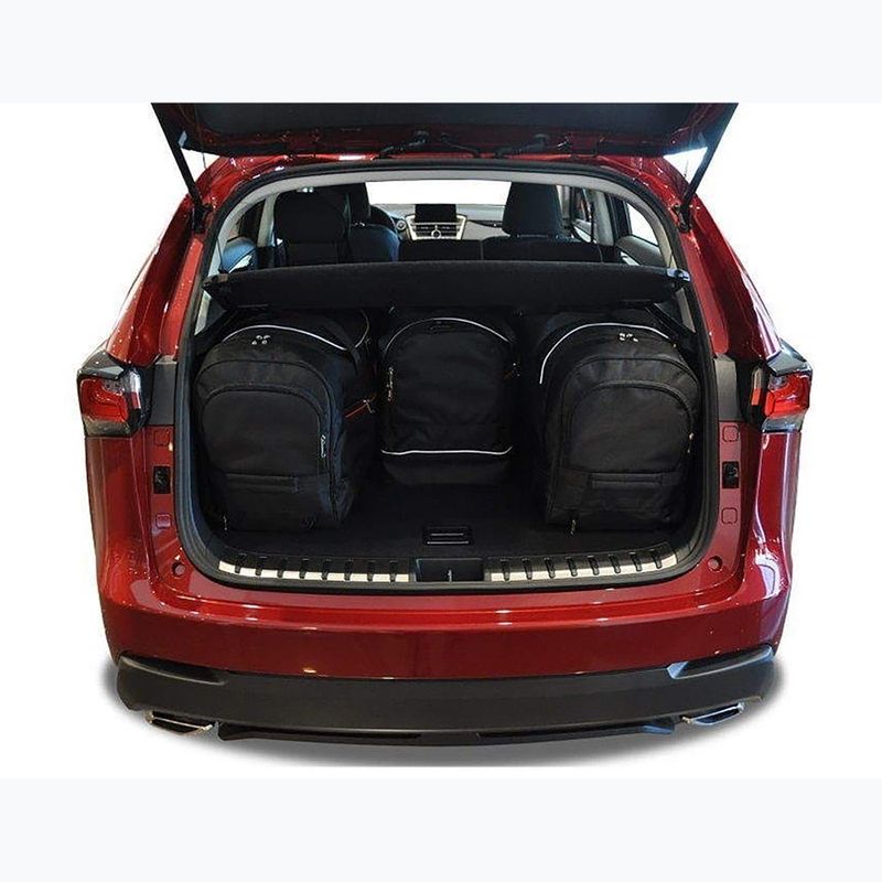 KJUST Lexus NX 2014-2021 set di borse portabagagli 4 pezzi nero. 15