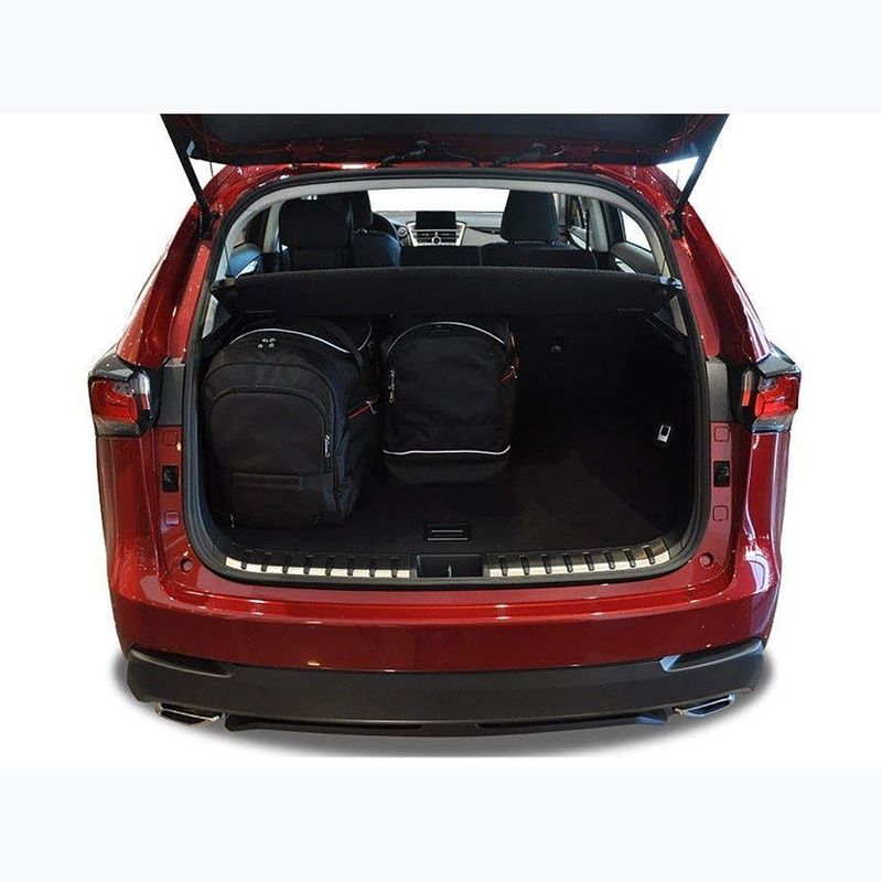KJUST Lexus NX 2014-2021 set di borse portabagagli 4 pezzi nero. 16