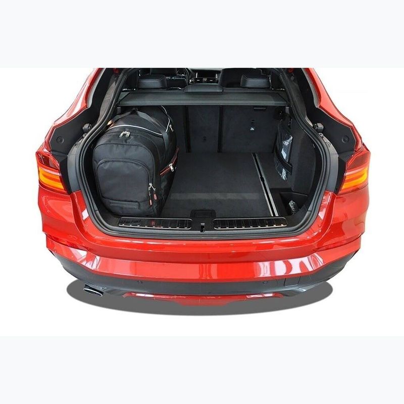 KJUST BMW X4 2014-2017 set di borse portabagagli 4 pezzi nero 16