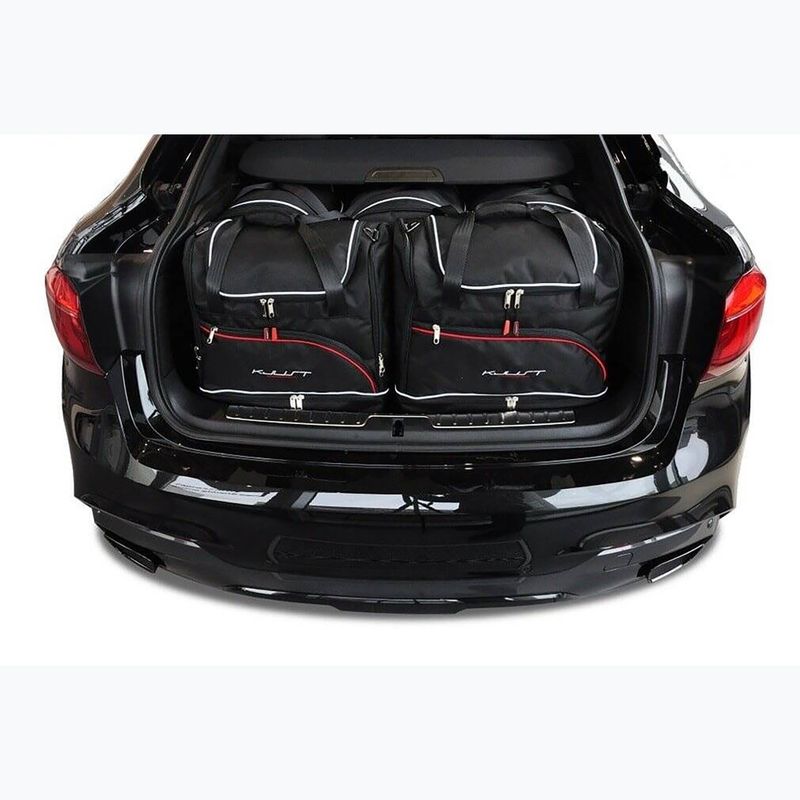 KJUST BMW X6 2014-2019 set di borse per bagagliaio 5 pezzi nero 13