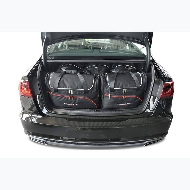 KJUST set borsa bagagliaio Audi A6 Limousine 2011-2017 5 pezzi nero 16