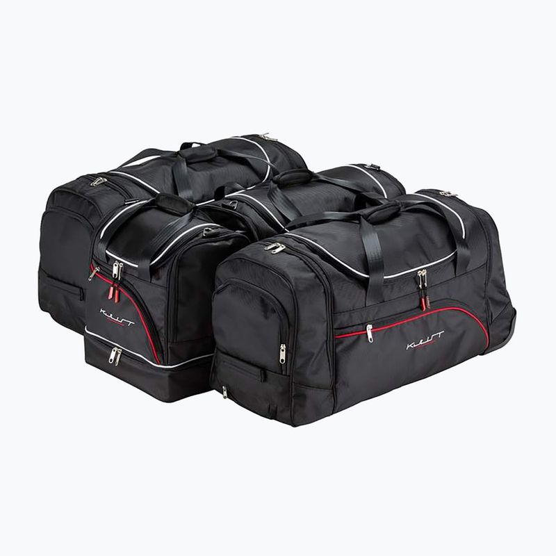 Set di borse per bagaglio KJUST Audi Q5 2008-2016 4 pezzi nero
