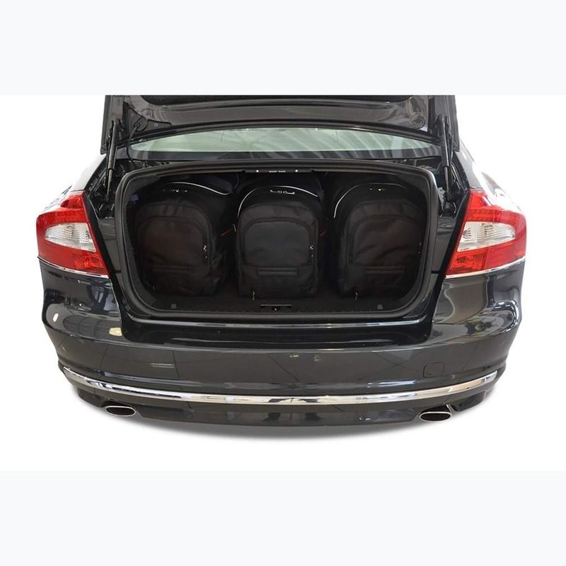 KJUST Volvo S80 set di borse per bagagliaio 2006-2016 5 pezzi nero. 16