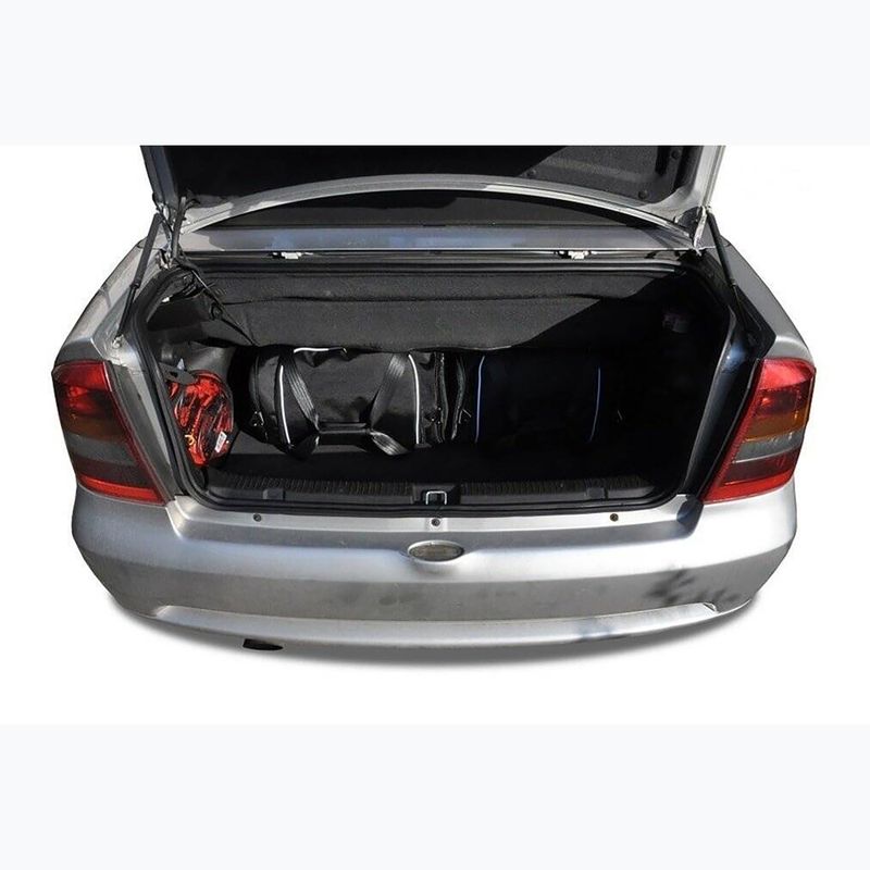 Set di borse per bagagliaio KJUST Opel Astra Cabrio 2001-2006 4 pezzi nero. 13