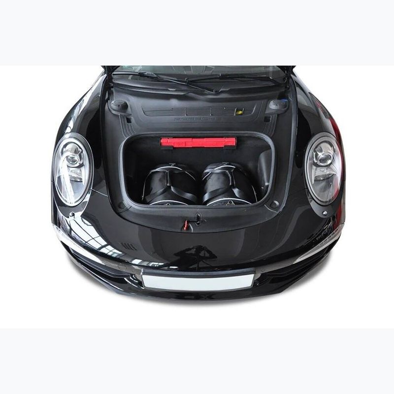 Set di borse portabagagli KJUST Porsche 911 Carrera 4 2012-2015 2 pezzi nero. 9
