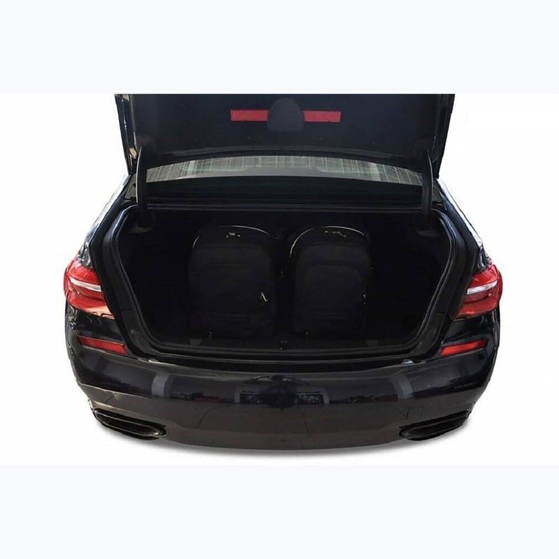 KJUST BMW 7 set di borse per bagagliaio 2015-2022 4 pezzi nero 16