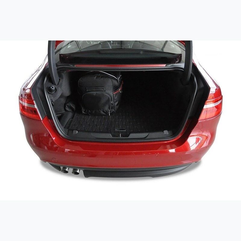KJUST Jaguar XE 2015-2018 set di borse portabagagli 4 pezzi nero 19