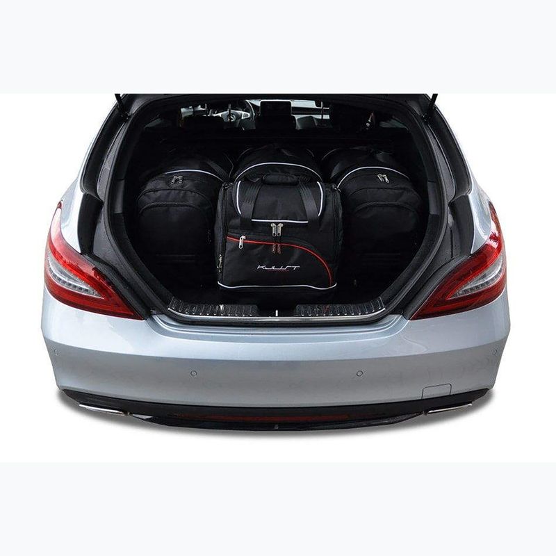 KJUST Mercedes-Benz CLS Shooting Brake set di borse per il bagaglio 2012-2017 4 pezzi nero. 13