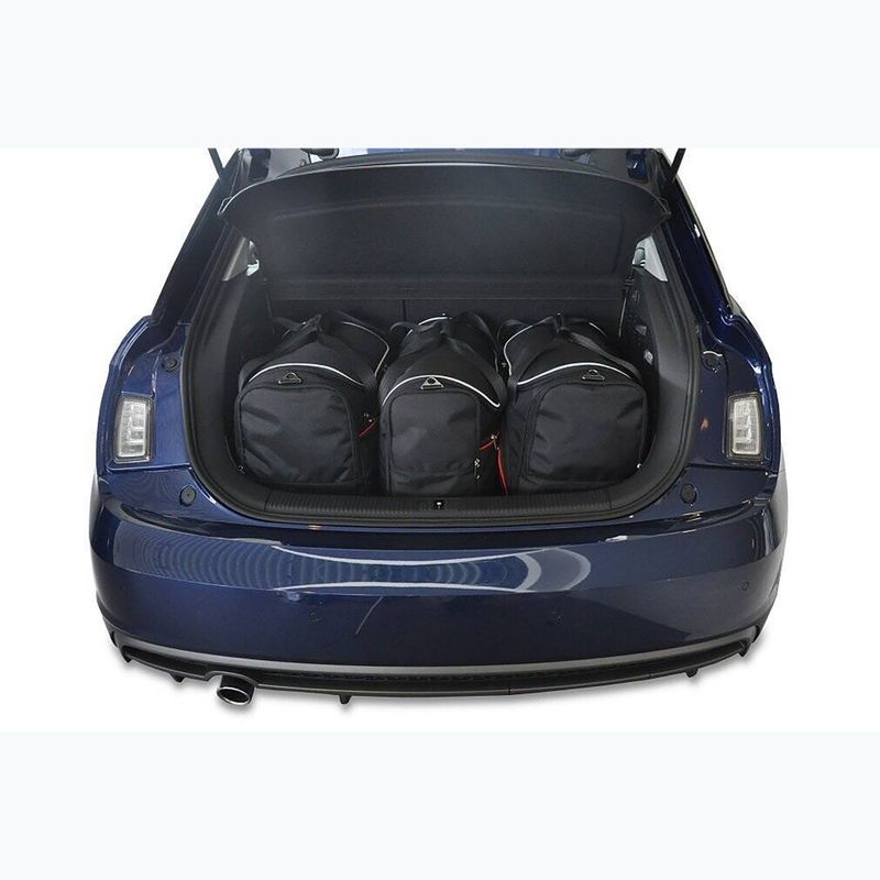 Set di borse portabagagli KJUST Audi A1 2010-2018 3 pezzi nero 14