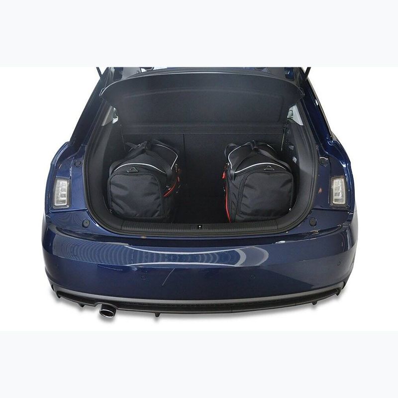 Set di borse portabagagli KJUST Audi A1 2010-2018 3 pezzi nero 15