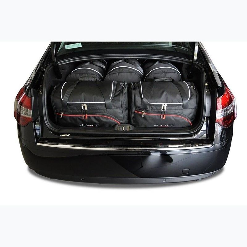 Set di borse per bagagliaio KJUST Citroen C5 Limousine 2007-2017 5 pezzi nero 15