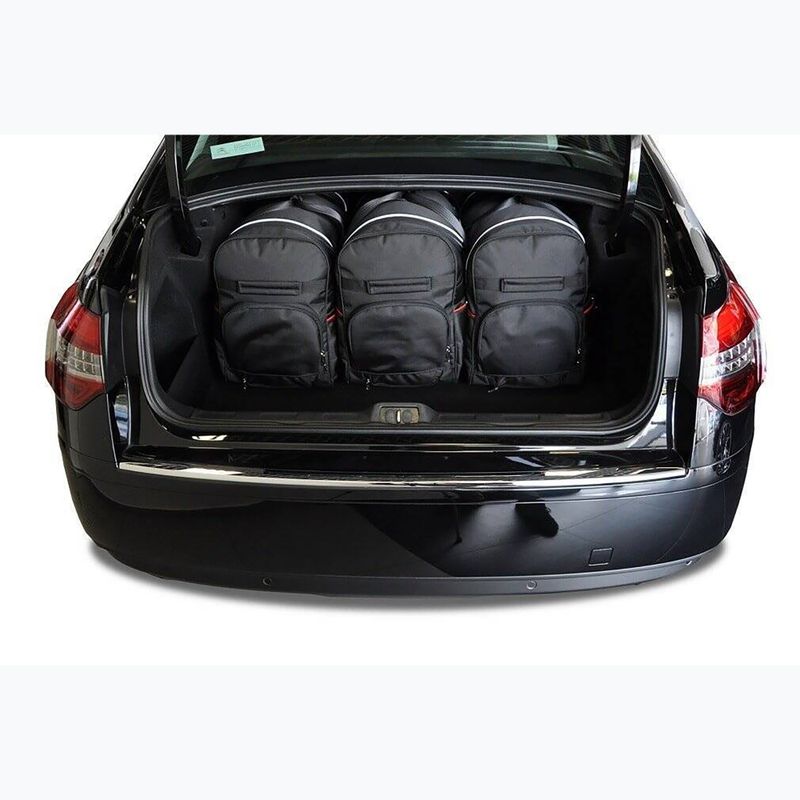 Set di borse per bagagliaio KJUST Citroen C5 Limousine 2007-2017 5 pezzi nero 16
