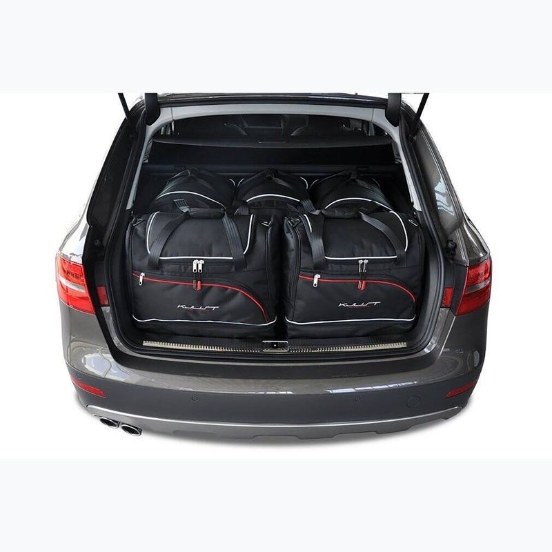 Set di borse per bagagliaio KJUST Audi A4 Avant 2008-2015 5 pezzi nero 16