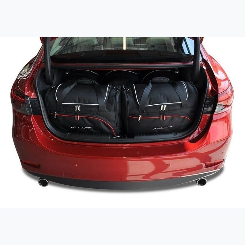 KJUST Mazda 6 Limousine 2012+ 5 set di borse per il bagaglio nero. 11