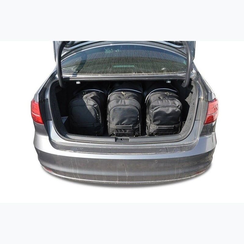 Set di borse portabagagli KJUST Volkswagen Jetta 2011-2017 5 pezzi nero. 17