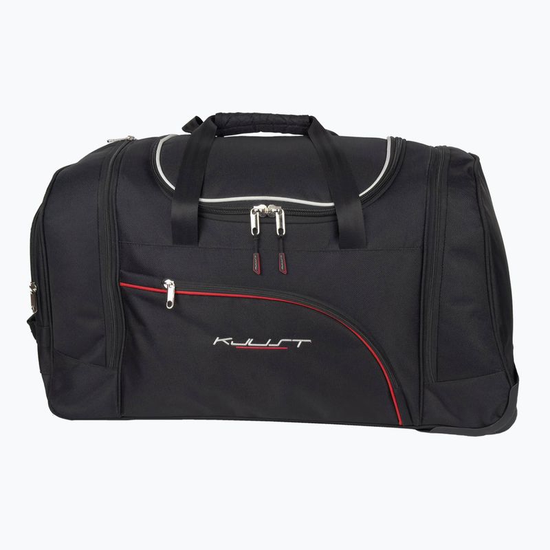 KJUST set di borse per il bagagliaio Honda Civic Hatchback 2012-2017 4 pezzi nero 3