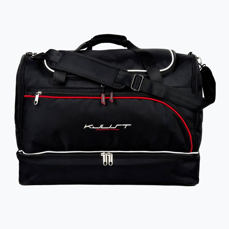 KJUST set di borse per il bagagliaio Honda Civic Hatchback 2012-2017 4 pezzi nero 4