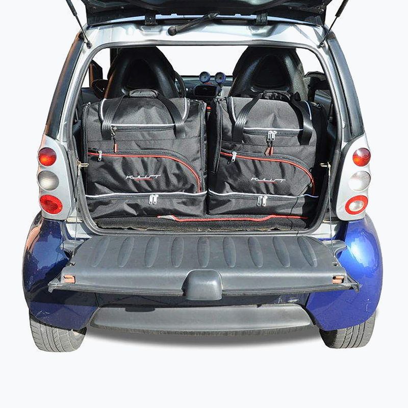 Set borse bagagliaio KJUST Smart Fortwo Coupé 1998-2007 2 pezzi nero. 15