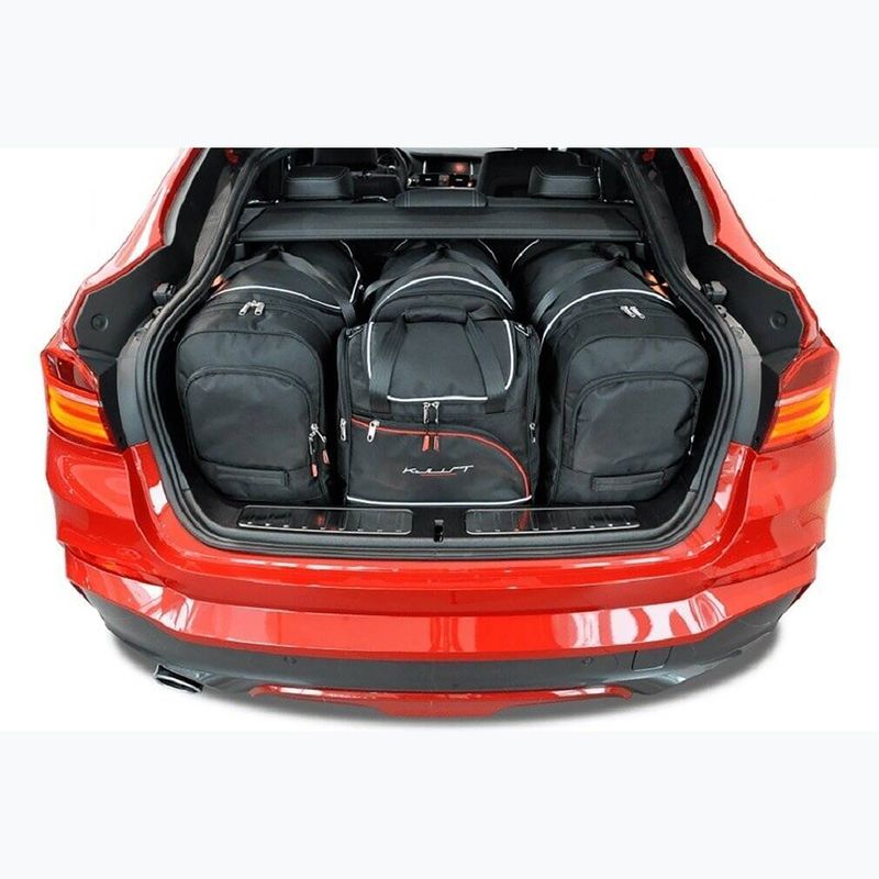 KJUST BMW X4 2014-2017 set di borse portabagagli 4 pezzi nero 15