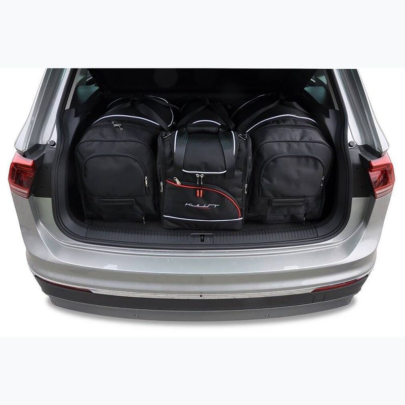 KJUST Volkswagen Tiguan 2016-2024 set di borse portabagagli 4 pezzi nero. 17
