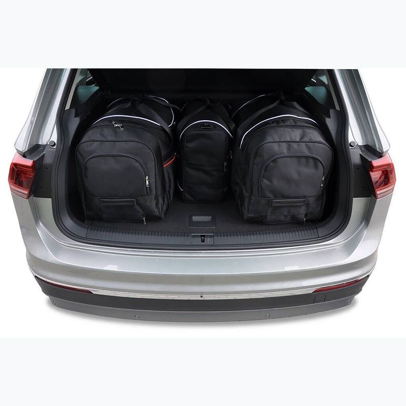KJUST Volkswagen Tiguan 2016-2024 set di borse portabagagli 4 pezzi nero. 18
