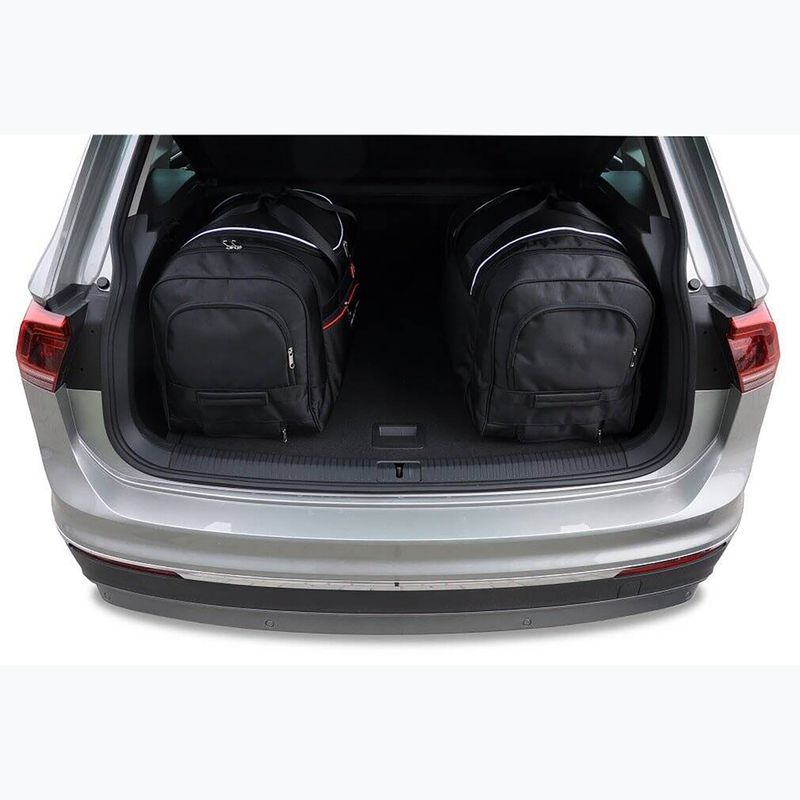 KJUST Volkswagen Tiguan 2016-2024 set di borse portabagagli 4 pezzi nero. 19