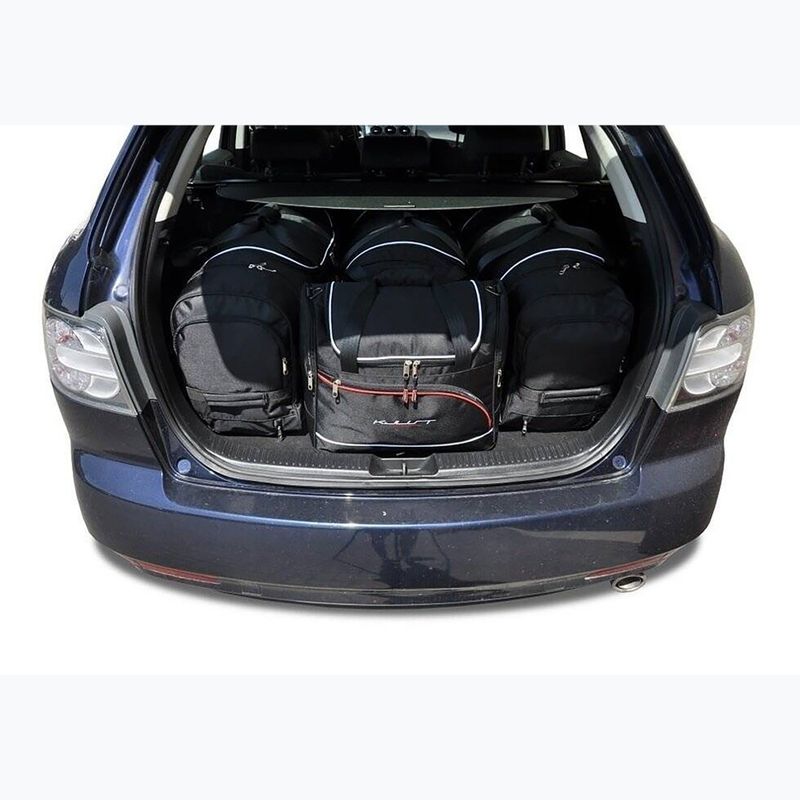 KJUST Mazda Cx-7 2007-2012 set di borse per bagagliaio 4 pezzi nero. 12