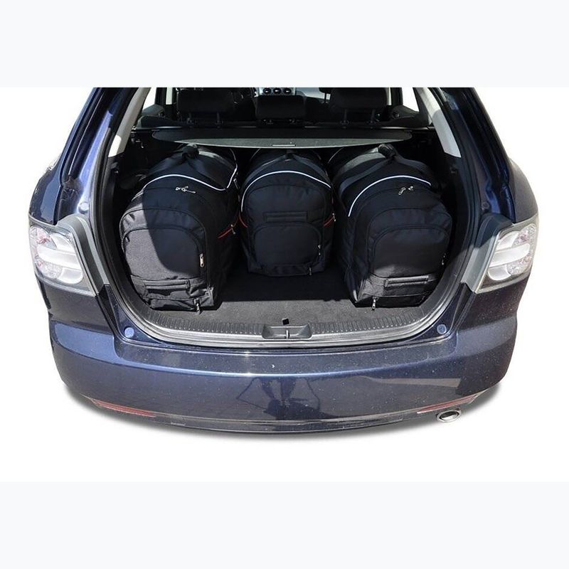 KJUST Mazda Cx-7 2007-2012 set di borse per bagagliaio 4 pezzi nero. 13