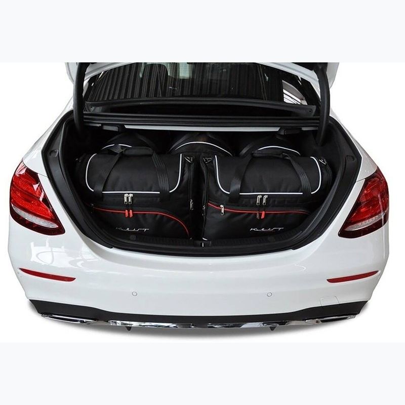 KJUST Mercedes-Benz E Limousine set di borse per il bagaglio 2016-2023 5 pezzi nero 12