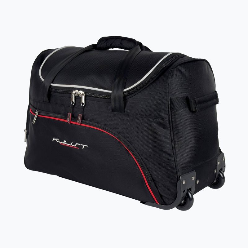 Set di borse per bagaglio KJUST Subaru Xv 2012-2017 4 pezzi nero. 3