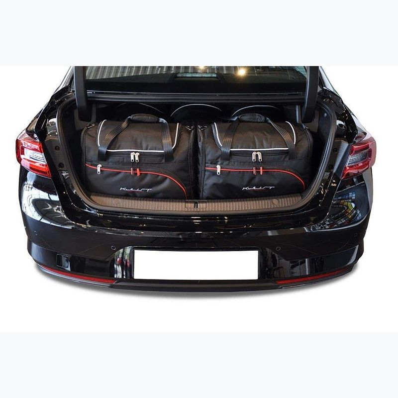 KJUST Renault Talisman Limousine set di borse per il bagaglio 2015-2022 5 pezzi nero. 14