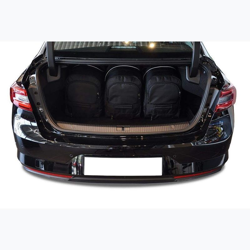 KJUST Renault Talisman Limousine set di borse per il bagaglio 2015-2022 5 pezzi nero. 16