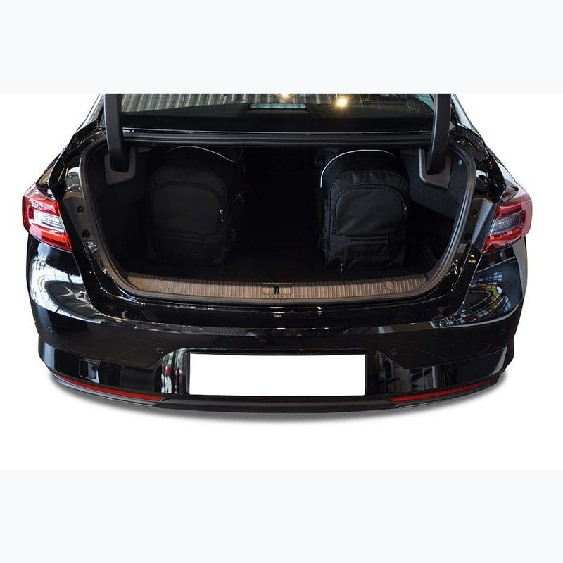 KJUST Renault Talisman Limousine set di borse per il bagaglio 2015-2022 5 pezzi nero. 17