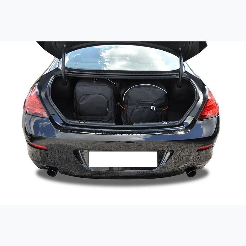 KJUST BMW 6 Coupé 2011-2018 set di borse portabagagli 4 pezzi nero 20