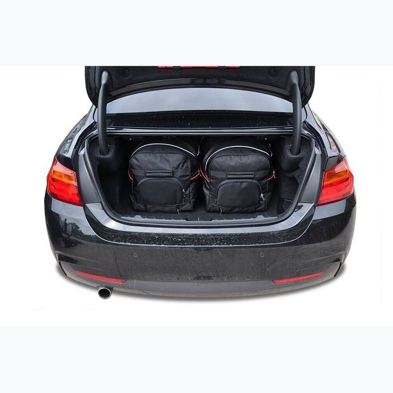 KJUST BMW 4 Coupe set di borse per il bagagliaio 2013-2020 4 pezzi nero 17