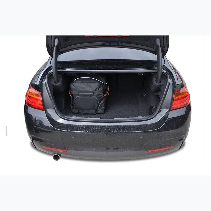KJUST BMW 4 Coupe set di borse per il bagagliaio 2013-2020 4 pezzi nero 18