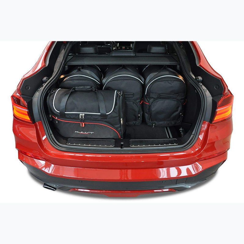 KJUST BMW X4 2014-2017 set di borse portabagagli 5 pezzi nero 14