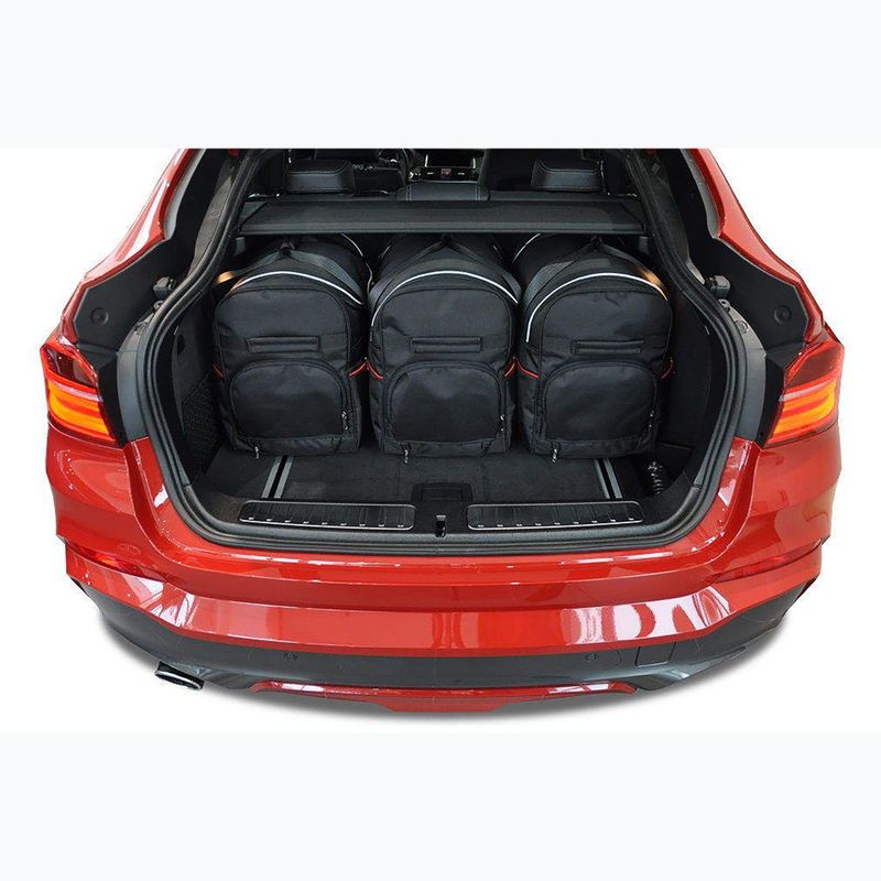 KJUST BMW X4 2014-2017 set di borse portabagagli 5 pezzi nero 15