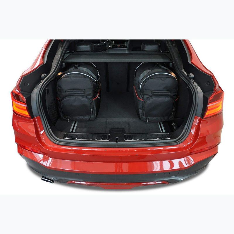 KJUST BMW X4 2014-2017 set di borse portabagagli 5 pezzi nero 16