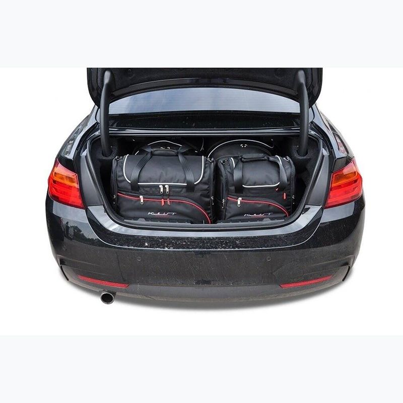KJUST BMW 4 Coupe set di borse per il bagagliaio 2013-2020 4 pezzi nero 18
