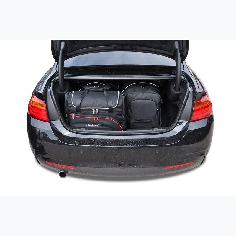 KJUST BMW 4 Coupe set di borse per il bagagliaio 2013-2020 4 pezzi nero 19