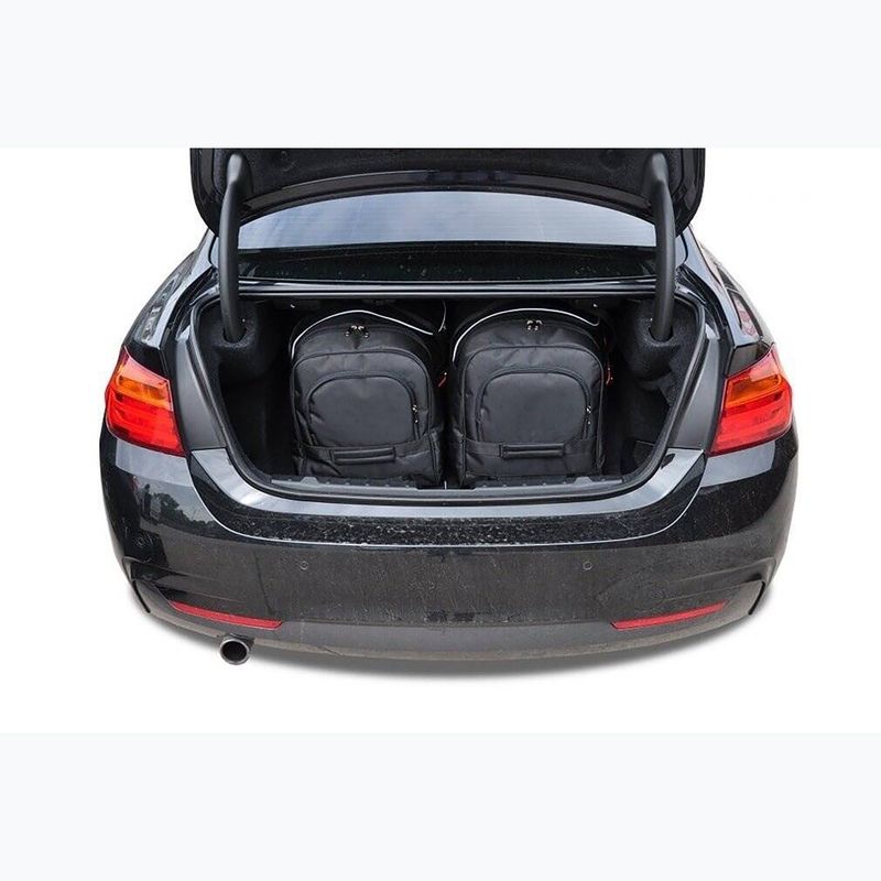 KJUST BMW 4 Coupe set di borse per il bagagliaio 2013-2020 4 pezzi nero 20