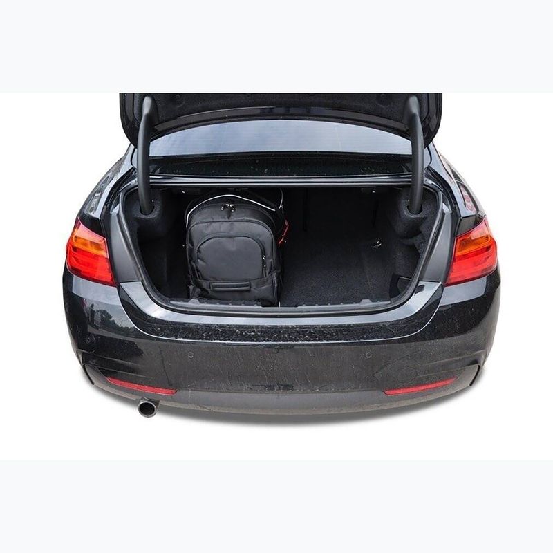 KJUST BMW 4 Coupe set di borse per il bagagliaio 2013-2020 4 pezzi nero 21