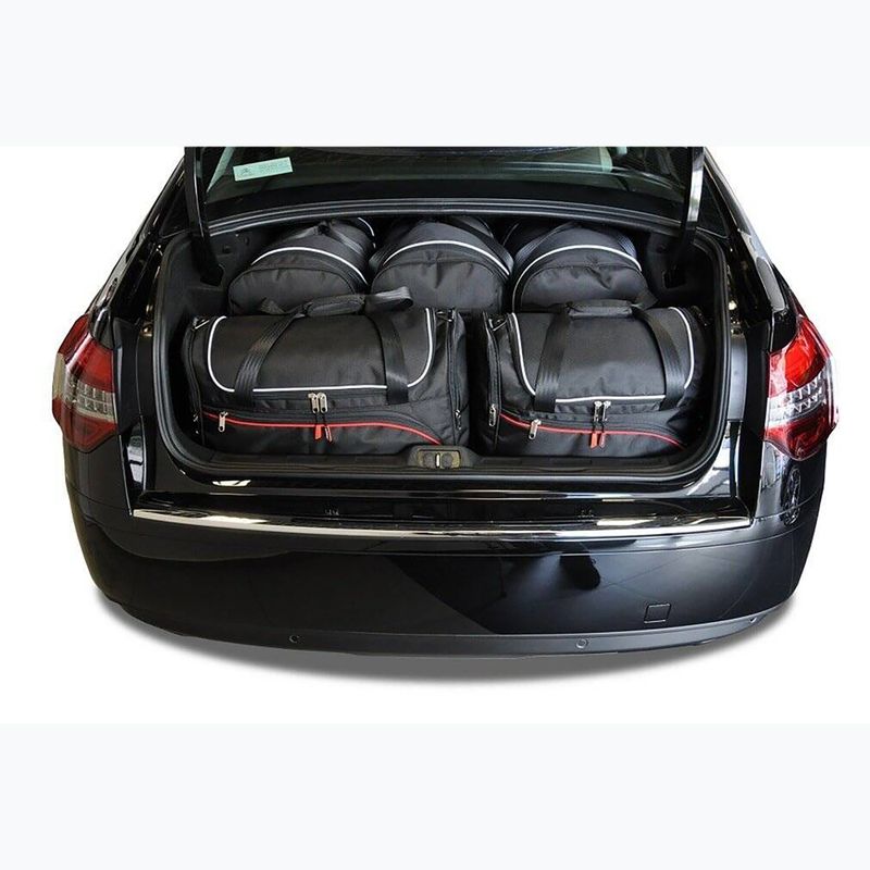 Set di borse per bagagliaio KJUST Citroen C5 Limousine 2007-2017 5 pezzi nero 15