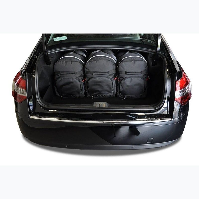 Set di borse per bagagliaio KJUST Citroen C5 Limousine 2007-2017 5 pezzi nero 16
