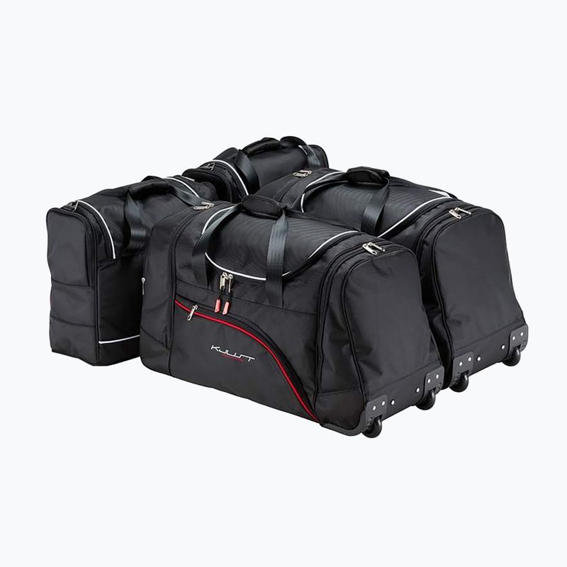KJUST Jaguar Xf Limousine 2015-2020 set di borse portabagagli 4 pezzi nero 2